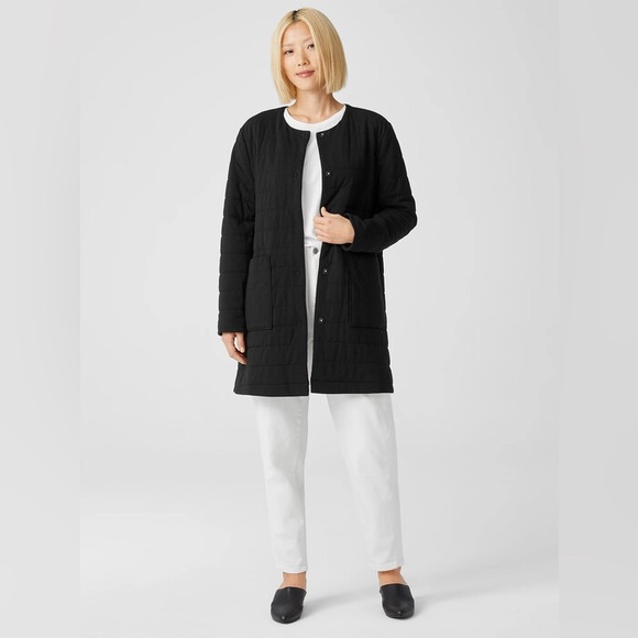 Eileen Fisher Jackets & Blazers - Eileen Fisher Traceable Organic Cotton Quilted Jacket